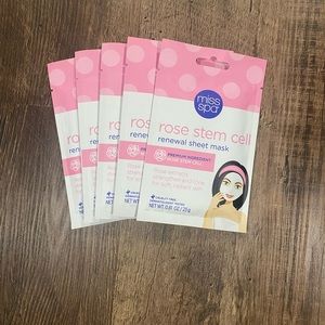 5 miss spa facial masks - rose stem cell
